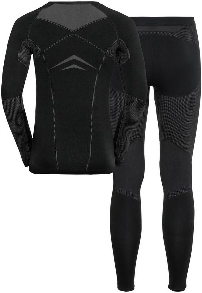 Odlo Funktionsunterhemd Set long FUNDAMENTALS PERFORMA BLACK - ODLO GRAPHITE GREY von Odlo
