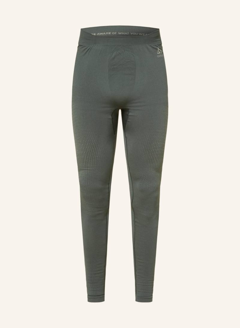 Odlo Funktionswäsche-Hose Perfrmance Warm Eco gruen von Odlo