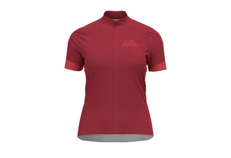 Odlo Radtrikot Odlo Damen Radtrikot Stand-up collar s/s FZ Essentials 411961 von Odlo