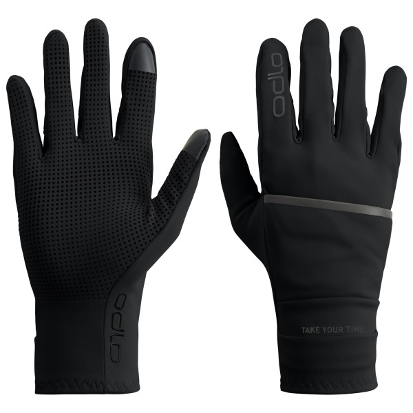 Odlo - Gloves Full Finger Multisport Windproof Light - Handschuhe Gr L schwarz von Odlo