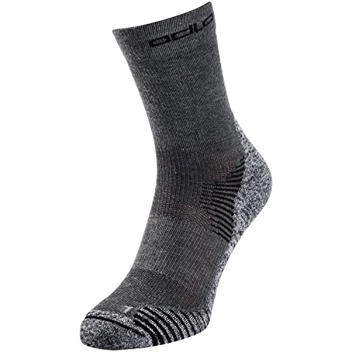 Odlo Herren Ceramicool Hike Socken, Steel Grey, 45-47 von Odlo