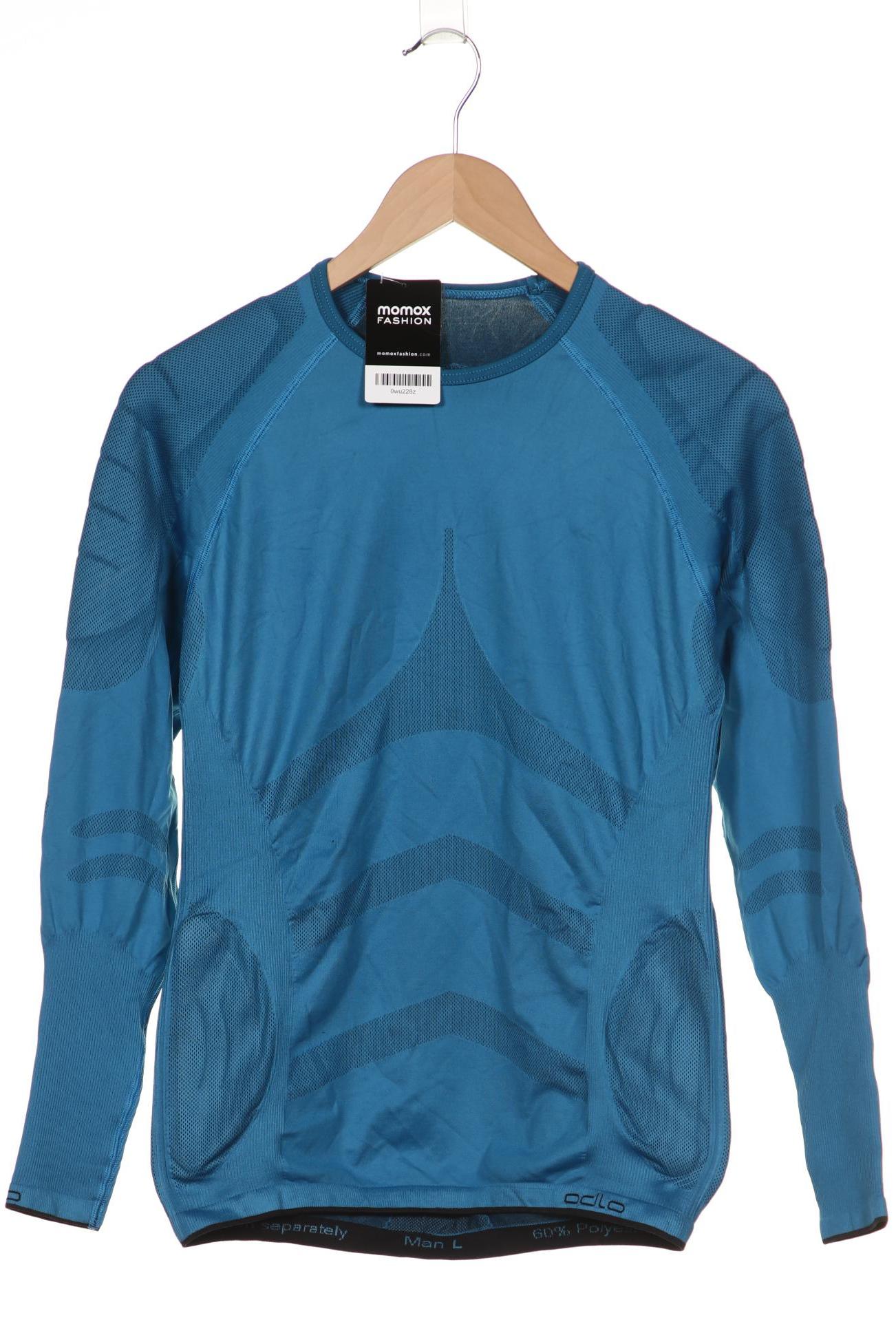 Odlo Herren Langarmshirt, blau von Odlo