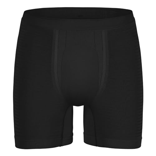 Odlo Herren Performance Sports Underwear Funktionsboxer Slim Fit Bottom Boxer, Farbe:Schwarz, Wäschegröße:XL, Artikel:-1500 Black von Odlo