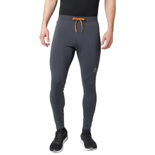 Odlo Herren X-Alp Winter Tights Laufbekleidung Tight Dunkelgrau - XL von Odlo