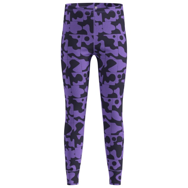 Odlo - Kid's Base Layer Bottom Long Active Warm Graphic - Kunstfaserunterwäsche Gr 104 lila/blau von Odlo