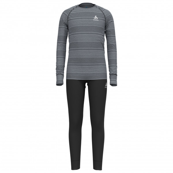 Odlo - Kid's Long Active Warm Eco Set - Kunstfaserunterwäsche Gr 128 grau Odlo - Kid's Long Active Warm Eco Set - Kunstfaserunterwäsche Gr 128 grau von Odlo