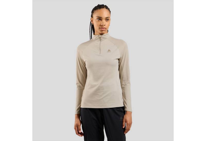 Odlo Langarmshirt Essentials Ceramiwarm Mid Layer 313641-10697 Wärmt aktiv für frostige Morgenläufe von Odlo