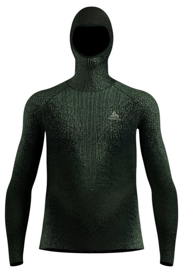 Odlo Langarmshirt Funktionsunterwäsche Performance Warm Blackcomb mit Gesichtsschutz von Odlo