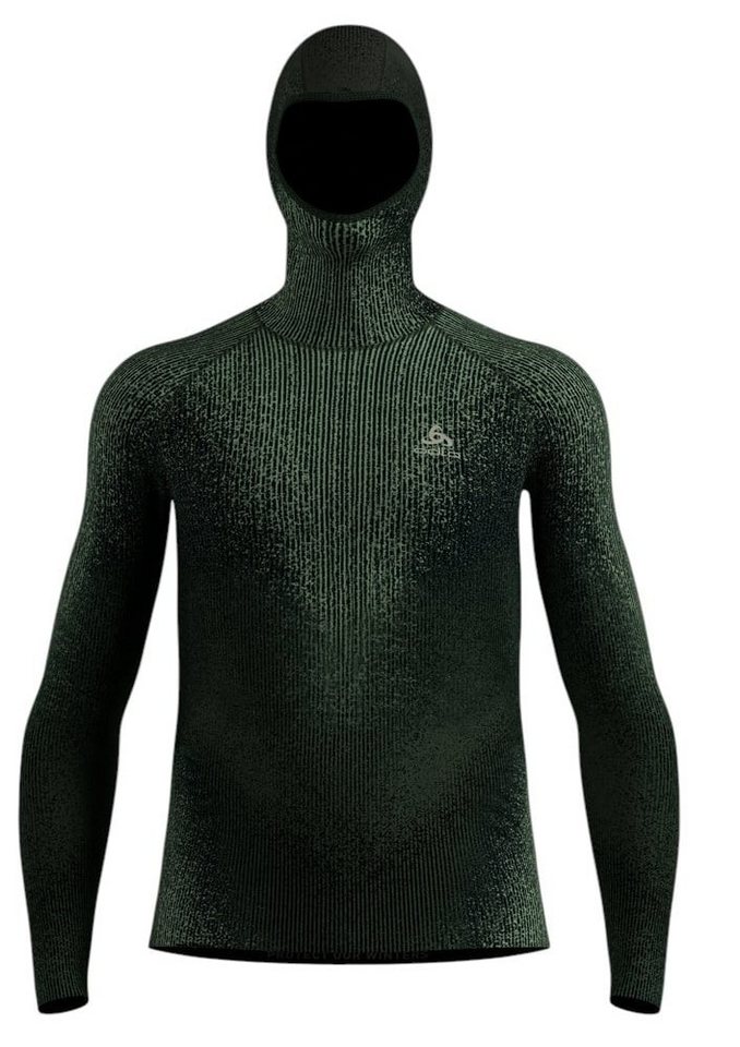 Odlo Langarmshirt Funktionsunterwäsche Performance Warm Blackcomb mit Gesichtsschutz von Odlo