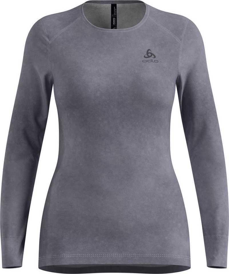 Odlo Langarmshirt ODLO ACTIVE WARM X POW WOMEN Longsleeve skipper blue von Odlo