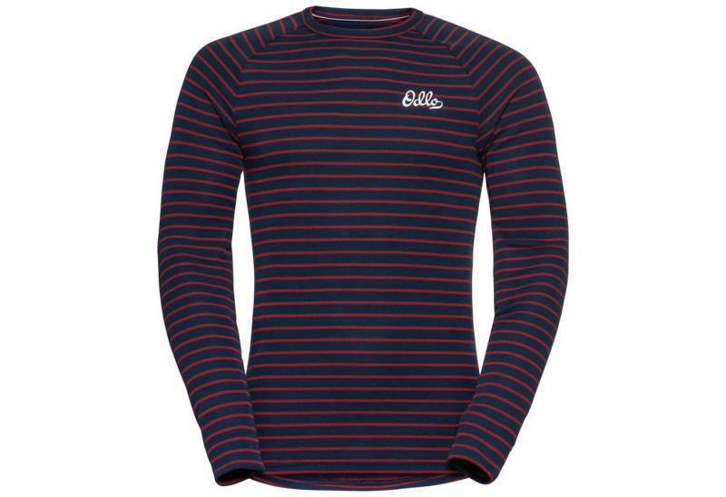 Odlo Langarmshirt Odlo Herren Langarmshirt ACTIVE WARM ORIGINALS STRIPES 159272 von Odlo