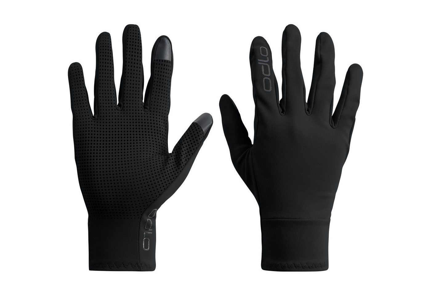 Odlo Laufhandschuhe Multisport Light Gloves full finger 763450-15000 Winddichte Handschuhe mit minimalen Nähten von Odlo