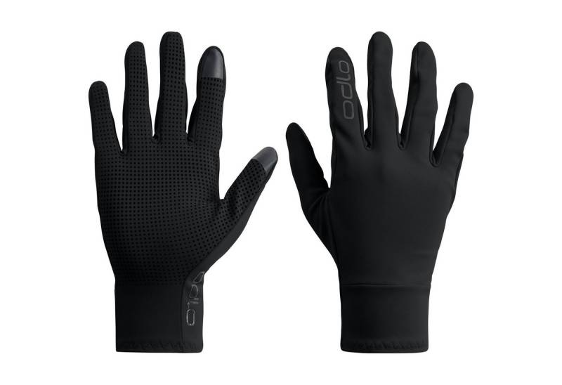 Odlo Laufhandschuhe Multisport Light Gloves full finger 763450-15000 Winddichte Handschuhe mit minimalen Nähten von Odlo