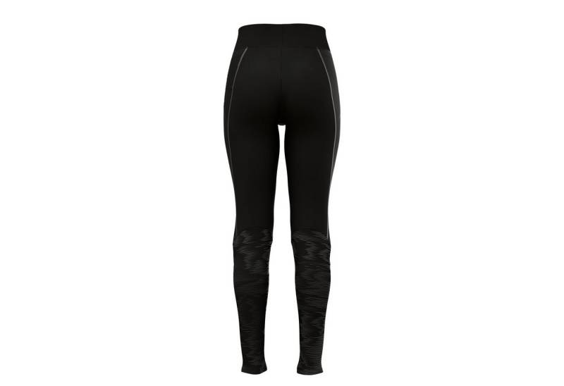 Odlo Laufhose Tights ZEROWEIGHT WARM REFLECT BLACK von Odlo