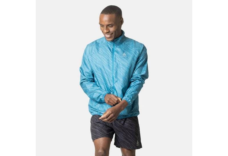 Odlo Laufjacke Odlo Herren Laufjacke Essential Light Printed Jacket 313952 von Odlo