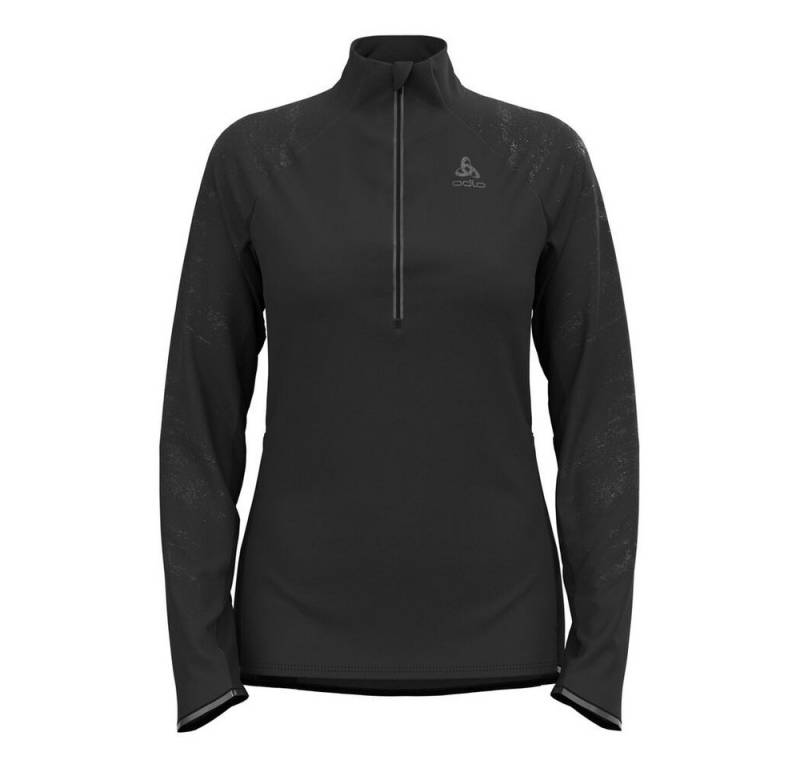 Odlo Lauftop Zeroweight Ceramiwarm Reflective Mid Layer Half-Zip von Odlo