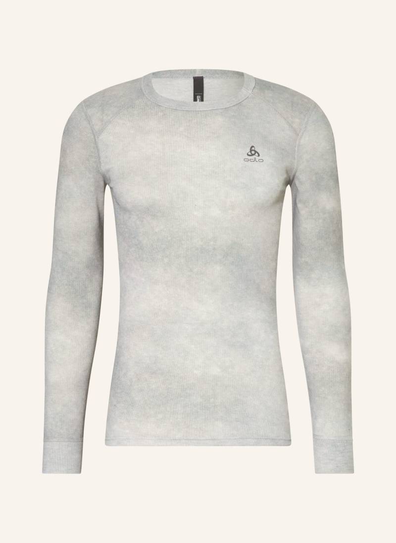 Odlo Longsleeve Active Warm X Pow grau von Odlo