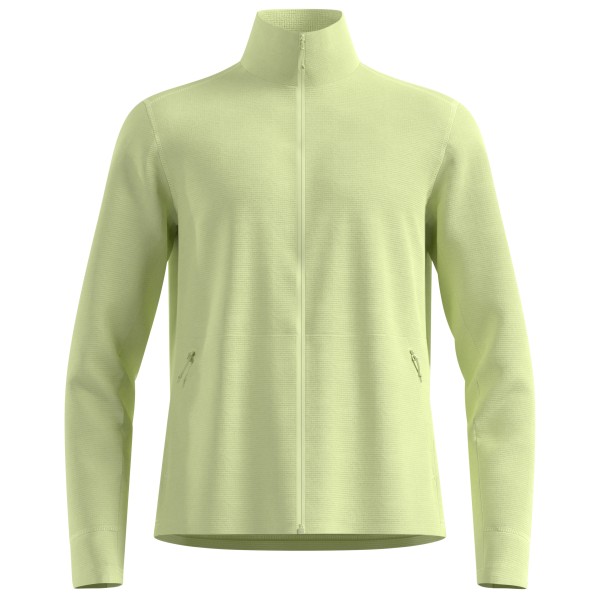 Odlo - Mid Layer Full Zip Grid Fleece - Fleecejacke Gr S grün von Odlo