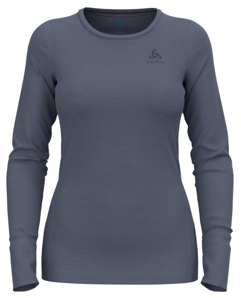 Odlo Natural Merino 200 Base Layer Damen Funktionsshirt  folkstone gray M von Odlo