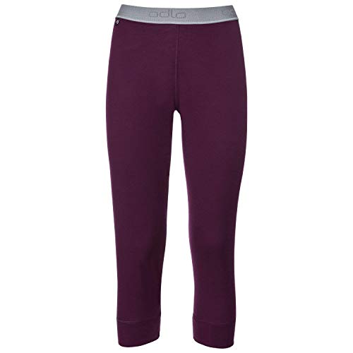 Odlo Pants 3/4 Natural 100% Merino Warm Women - Pickled Beet von Odlo