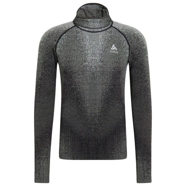 Odlo - Performance Warm Blackcomb Bl Top Facemask L/S - Kunstfaserunterwäsche Gr XL grau von Odlo
