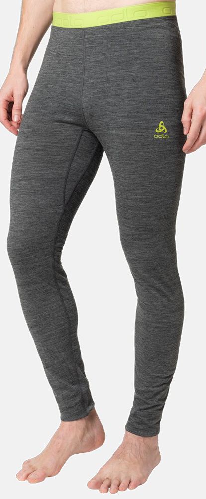 Odlo Performance Wool 150 Tights Herren Funktionsunterhose dark grey melange - sharp green M Odlo Performance Wool 150 Tights Herren Funktionsunterhose dark grey melange - sharp green M von Odlo
