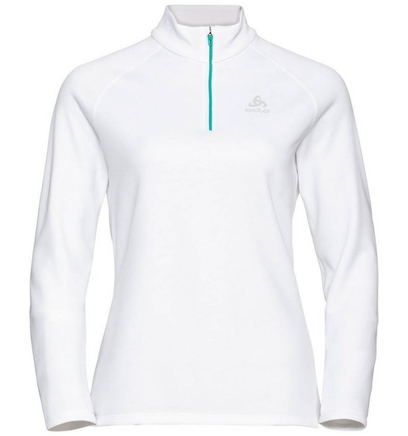 Odlo Rollkragenpullover Mid layer 1/2 zip BESSO WHITE von Odlo