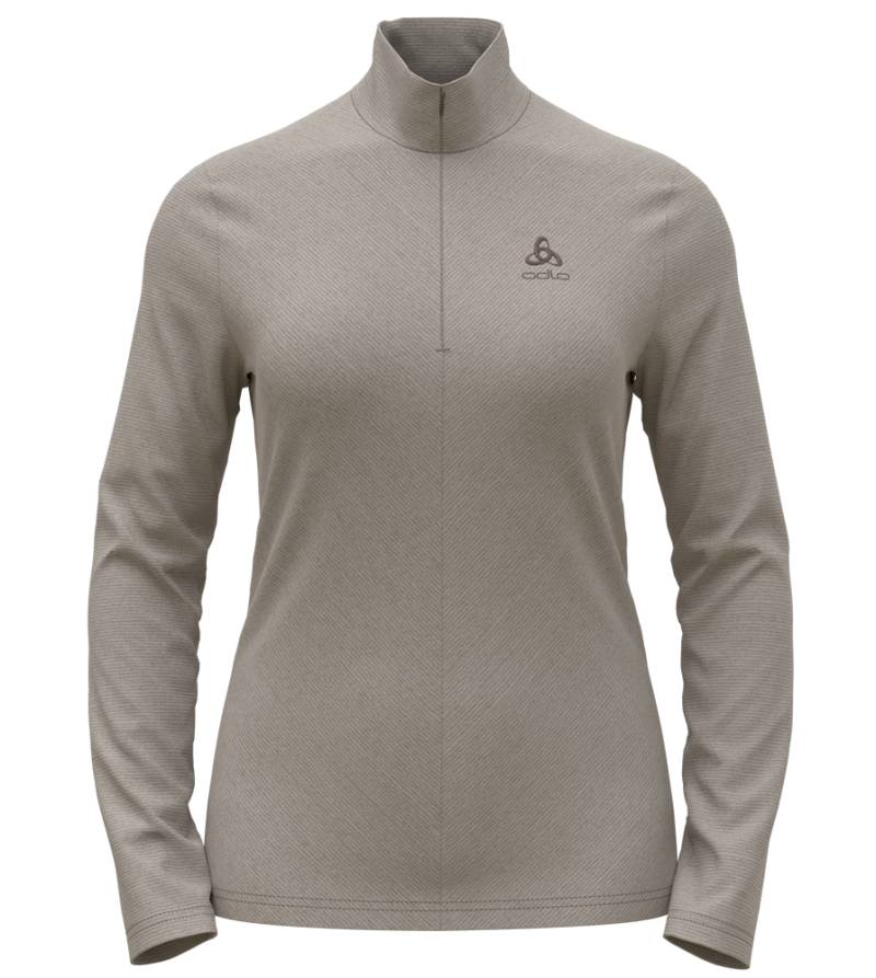 Odlo Roy Mid layer 1/2 Zip Damen Midlayer silver cloud - iron M von Odlo