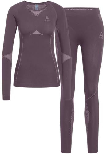 Odlo Set Performance Evolution WARM Women Longsleeve & Hose 2025 Gray Ridge, XL von Odlo
