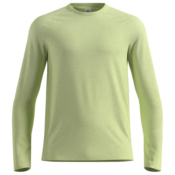 Odlo - T-Shirt Crew Neck L/S Essential Seamless - Funktionsshirt Gr S grün/oliv von Odlo