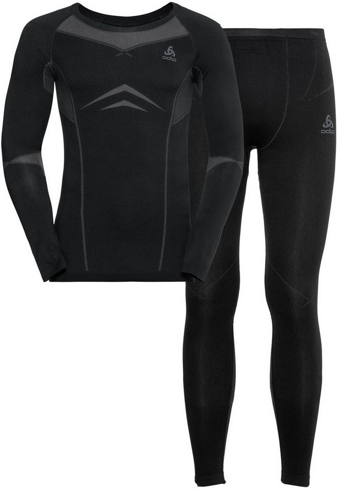 Odlo Thermounterhemd FUNDAMENTALS PERFORMANCE WARM BLACK - ODLO GRAPHITE GREY von Odlo