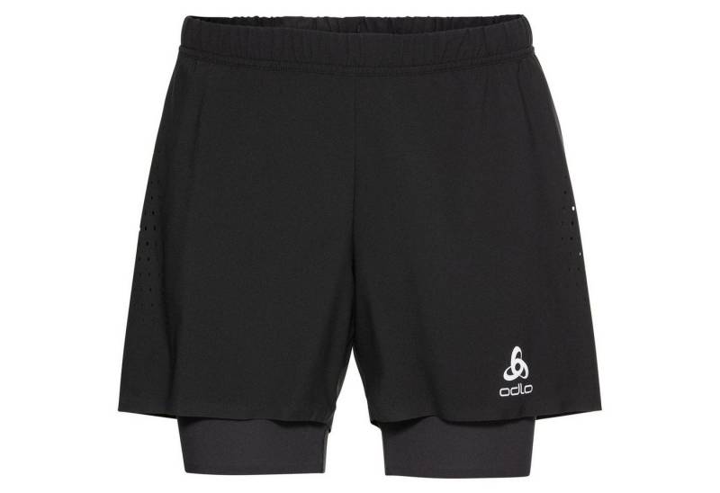 Odlo Trainingsshorts Odlo Herren Laufshort Zeroweight 5 Inch 2-in-1 Shorts 322562 von Odlo