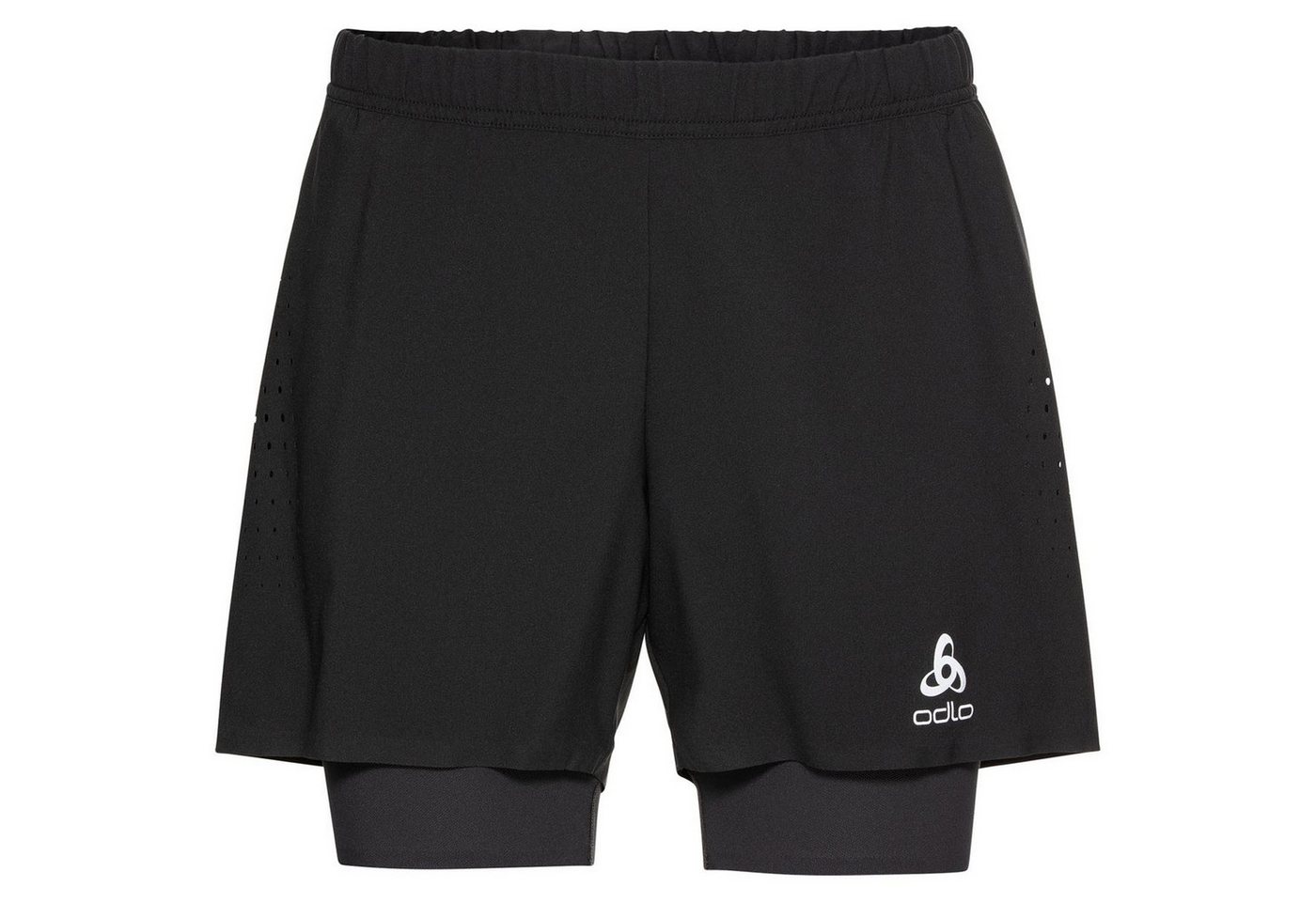 Odlo Trainingsshorts Odlo Herren Laufshort Zeroweight 5 Inch 2-in-1 Shorts 322562 von Odlo