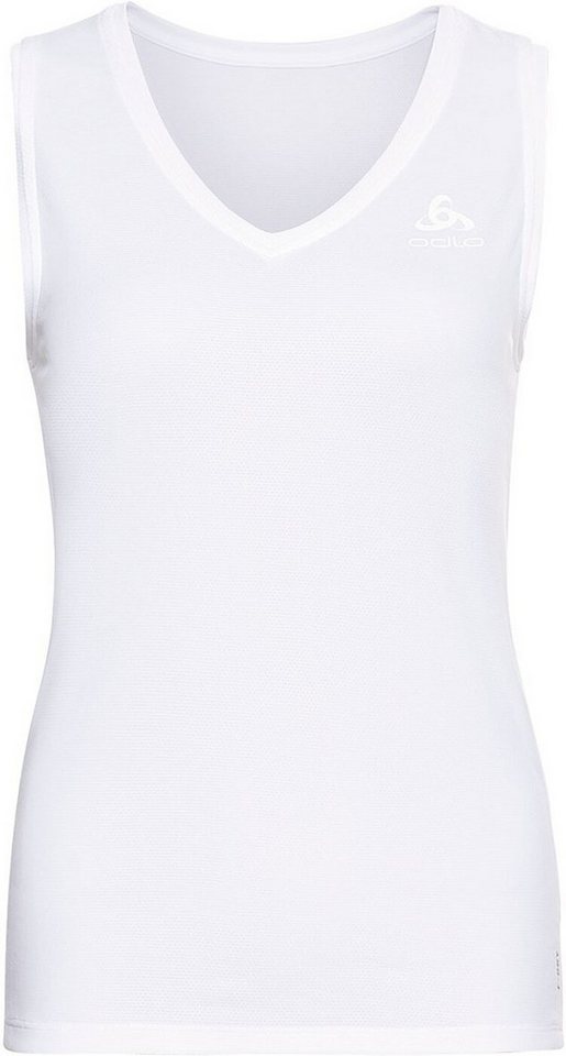 Odlo Unterhemd BL TOP V-NECK SINGLET ACTIVE F WHITE Odlo Unterhemd BL TOP V-NECK SINGLET ACTIVE F WHITE von Odlo