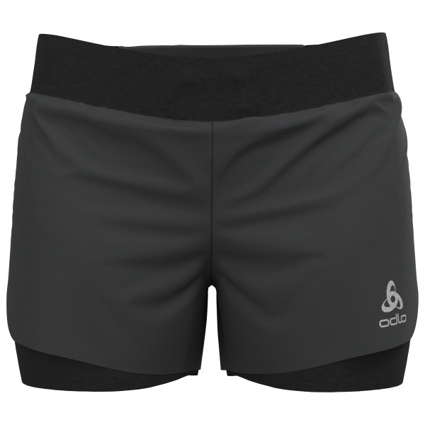 Odlo - Women's 2-In-1 Shorts Zeroweight 3'' - Shorts Gr L schwarz von Odlo