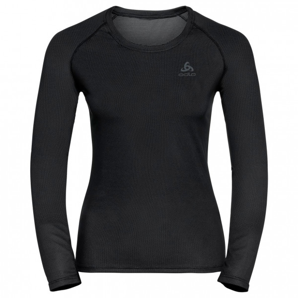 Odlo - Women's BL Top Crew Neck L/S Active F-Dry Light - Kunstfaserunterwäsche Gr XXL schwarz von Odlo