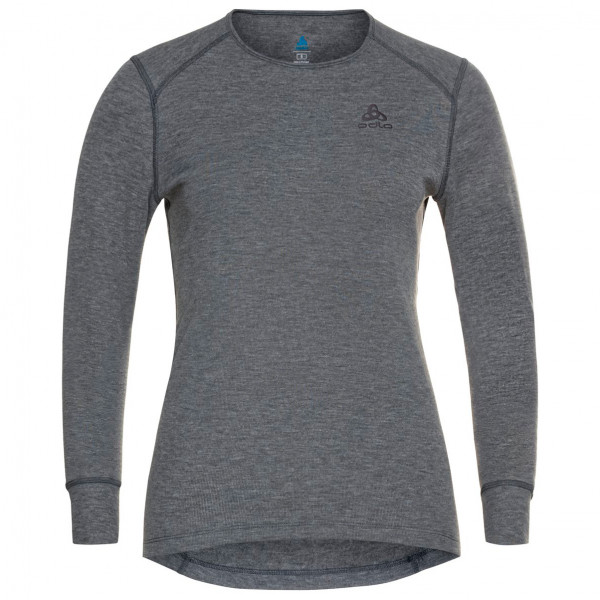Odlo - Women's BL Top Crew Neck L/S Active Warm Eco - Kunstfaserunterwäsche Gr XXL grau von Odlo