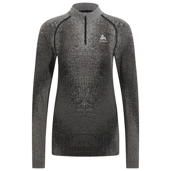 Odlo - Women's BL Top Turtle Neck L/S HZ Perf Warm Blackc - Kunstfaserunterwäsche Gr XS grau von Odlo