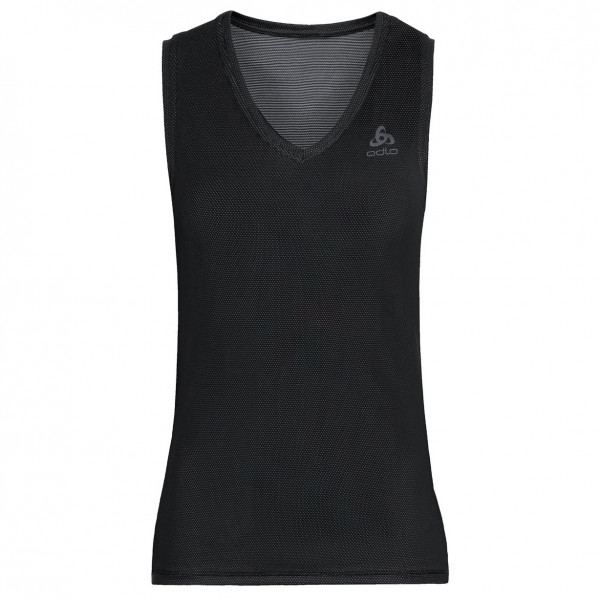 Odlo - Women's BL Top V-Neck Singlet Active F-Dry Light - Kunstfaserunterwäsche Gr S schwarz von Odlo