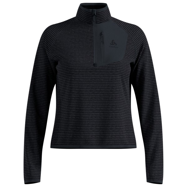 Odlo - Women's Mid Layer 1/2 Zip Ascent - Fleecejacke Gr XS schwarz von Odlo