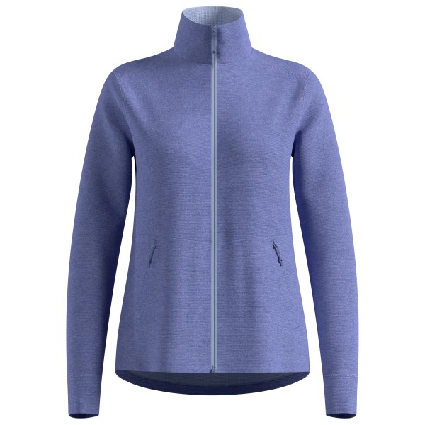 Odlo - Women's Mid Layer Full Zip Grid Fleece - Fleecejacke Gr L lila von Odlo