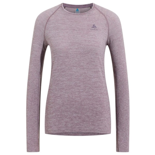 Odlo - Women's T-Shirt Crew Neck L/S Essential Seamless - Funktionsshirt Gr L;M;S;XL;XS rot;türkis von Odlo