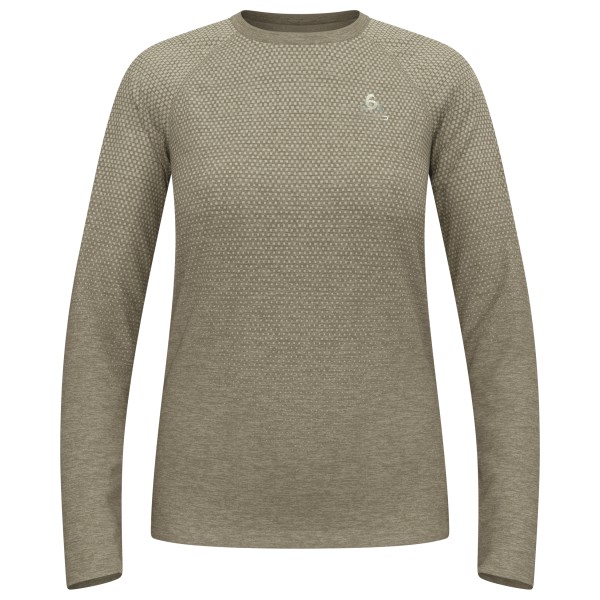 Odlo - Women's T-Shirt Crew Neck L/S Essential Seamless - Funktionsshirt Gr L beige von Odlo