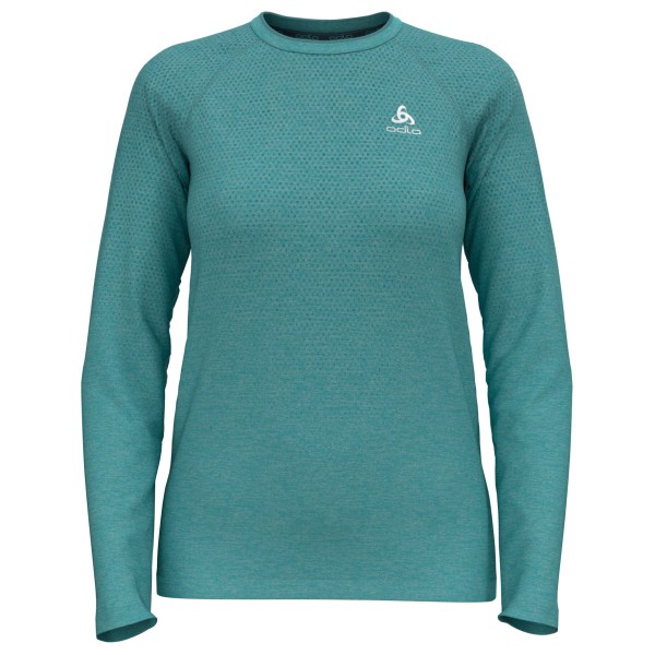 Odlo - Women's T-Shirt Crew Neck L/S Essential Seamless - Funktionsshirt Gr XL türkis von Odlo