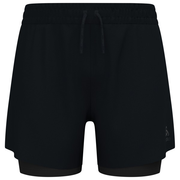 Odlo - Zeroweight 5'' 2-In-1 Short - Laufshorts Gr S schwarz von Odlo