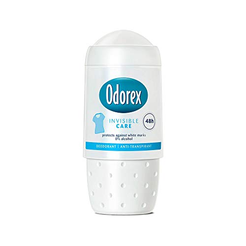 6er Pack - Odorex Women Deo Roll-on - Invisible Care - schützt Sie vor weißen Streifen/48H - 50ml von Odorex