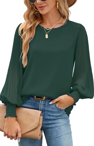 Longshirt Damen Lässig Lockere Langarm Shirt Musselin Elegant Festlich Chiffon Bluse Frühling Oberteile Mode Freizeit Blusen & Tuniken Longshirt Damen Lässig Lockere Langarm Shirt Musselin Elegant Festlich Chiffon Bluse Frühling Oberteile Mode Freizeit Blusen & Tuniken von Odosalii
