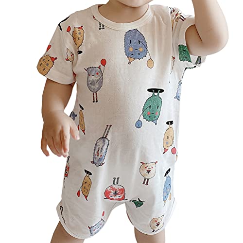 Jungen Einteilige Schlafanzüge,Kleine Jungen Baumwolle Robe,Kinder Sommer Pyjamas,1-9 Jahre von Odziezet