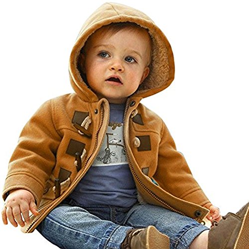 Odziezet Baby Jungen Mantel Winter Jacke Kinder Kapuze Winterjacke Steppjacke Fleecejacke Duffle Outerwear Trenchcoat 0-4 Alter von Odziezet