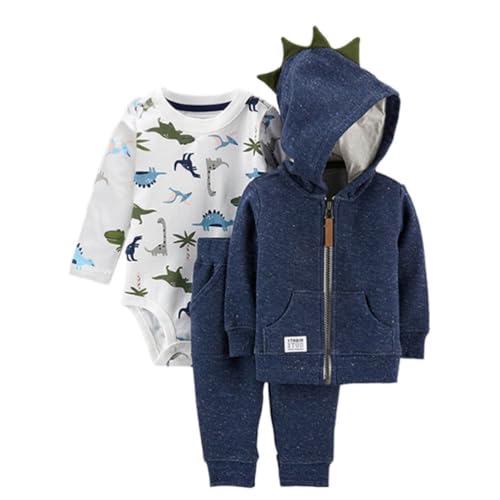 Odziezet Baby Kleidung Set Jungen Romper Langarm Sweatjacke Mädchen Outfits Hoodie Kombination, 24 Monate von Odziezet